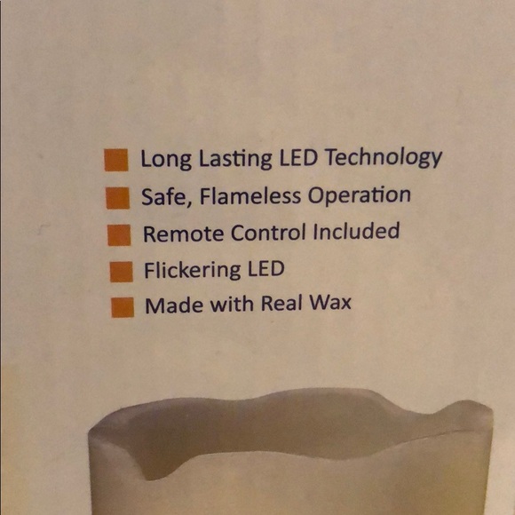 North Point LED Flickering Remote Control Candles - Picture 3 of 3